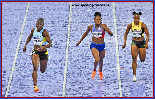 Melissa  JEFFERSON - U.S.A. - 100m bronze medal at 2024 Olympic Games.