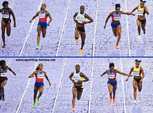 Sha'Carri RICHARDSON - U.S.A. - 100m silver and 4x100 gold medal at Olympic Games.