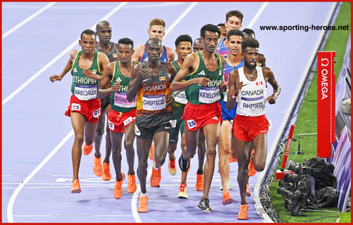 Mohammed AHMED - Canada - Fourth in 10,000m at 2024 Olympic Games.