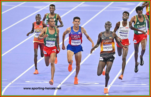 Berihu  AREGAWI - Ethiopia - 10,000m silver medal at 2024 Paris Olympics.