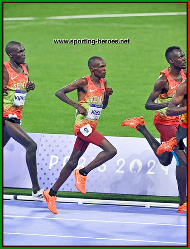 Benard KIBET - Kenya - Fifth in 10,000m at 2024 Olympic Games.