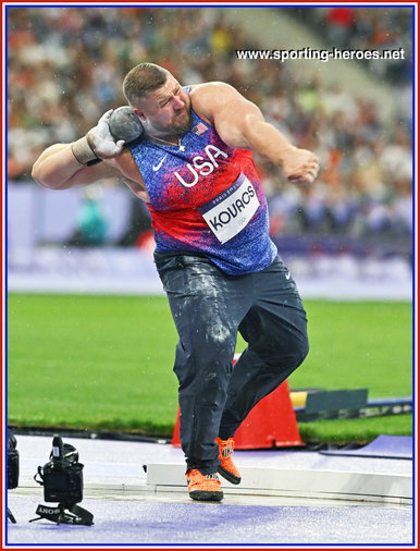 Joseph KOVACS - U.S.A. - Shot put silver medal at 2024 Olympic Games.