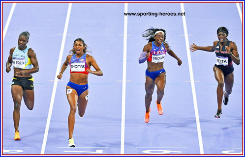 Brittany BROWN - U.S.A. - 200m bronze medal at 2024 Olympic Games.