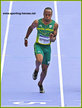 Akani SIMBINE - South Africa - 100m fourth place & 4x100m silver 2024 Olympics.