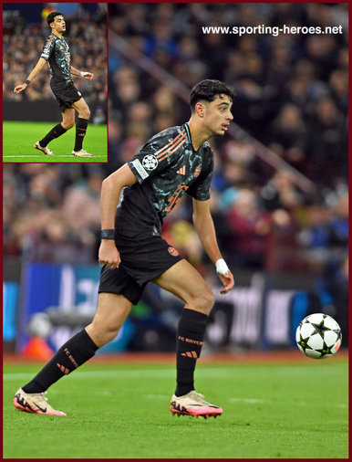 Aleksand PAVIOVIC - Bayern Munchen - 2024-2025 Champions League games.