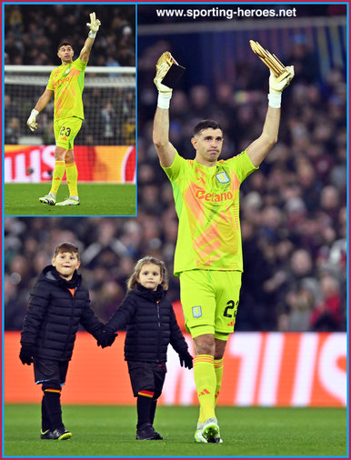 Emiliano MARTINEZ - Aston Villa  - 2024-2025 Champions League games.