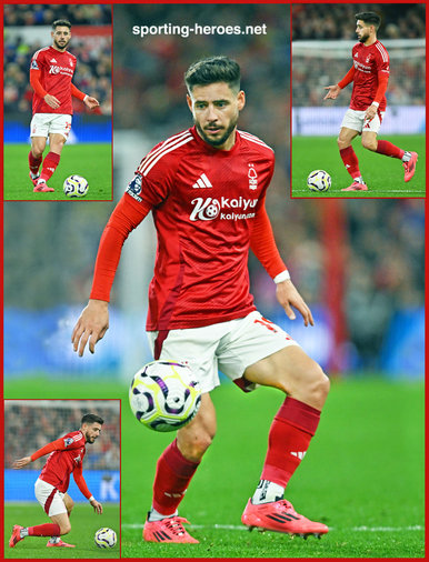 Alex MORENO - Nottingham Forest - League Appearances