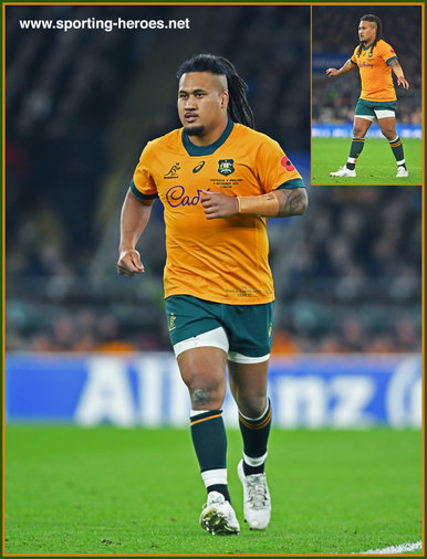Brandon PAENGA-AMOSA - Australia - International Rugby Union Caps.