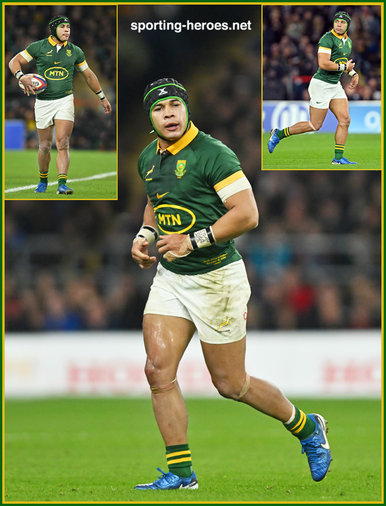 Cheslin KOLBE - South Africa - International Rugby Union Caps.