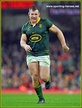 Johan GROBBELAAR - South Africa - International Rugby Union Caps.