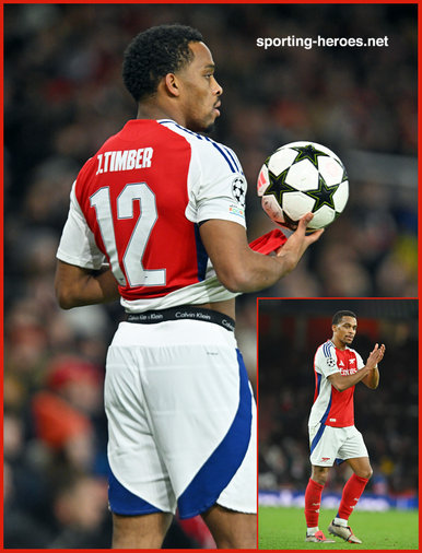 Jurrien TIMBER - Arsenal FC - 2024 European Championship games.