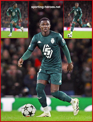 Lamine CAMARA - Monaco - 2024-2025 Champions League games