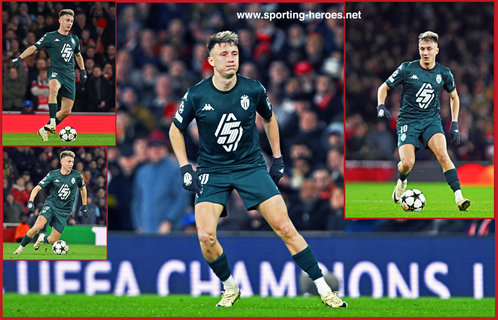 Aleksandr GOLOVIN - Monaco - 2024-2025 Champions League games.
