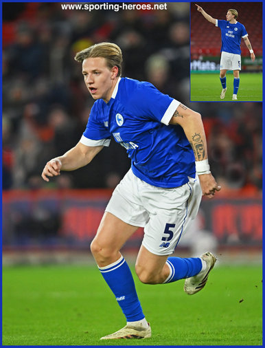 Jesper DALAND - Cardiff City FC - League appearances.