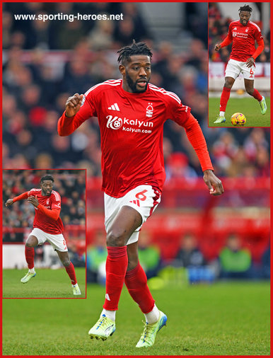 Ibrahim SANGARE - Nottingham Forest - League Appearances