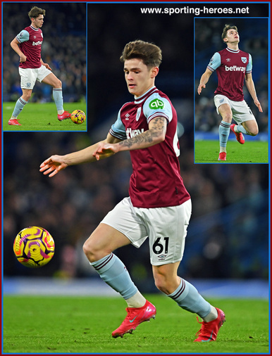 Lewis ORFORD - West Ham United - League Appearances