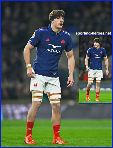 Oscar JEGOU - France - International Rugby Union Caps.
