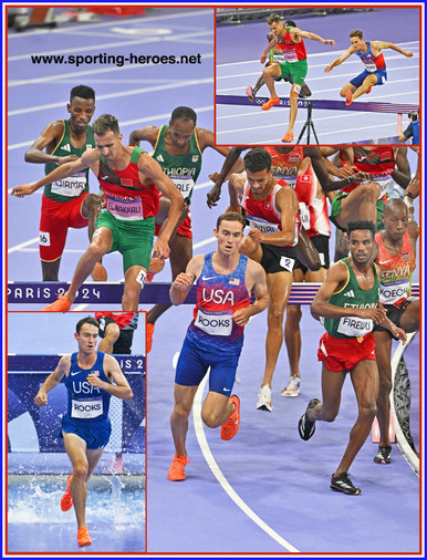Kenneth ROOKS - U.S.A. - Steeplechase silver medal at 2024 Olympic Games